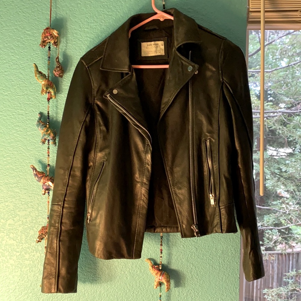 Leather jacket
